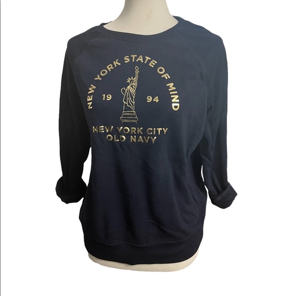 Old Navy sweat shirt NY State of Mind women’s M - Picture 2 of 6